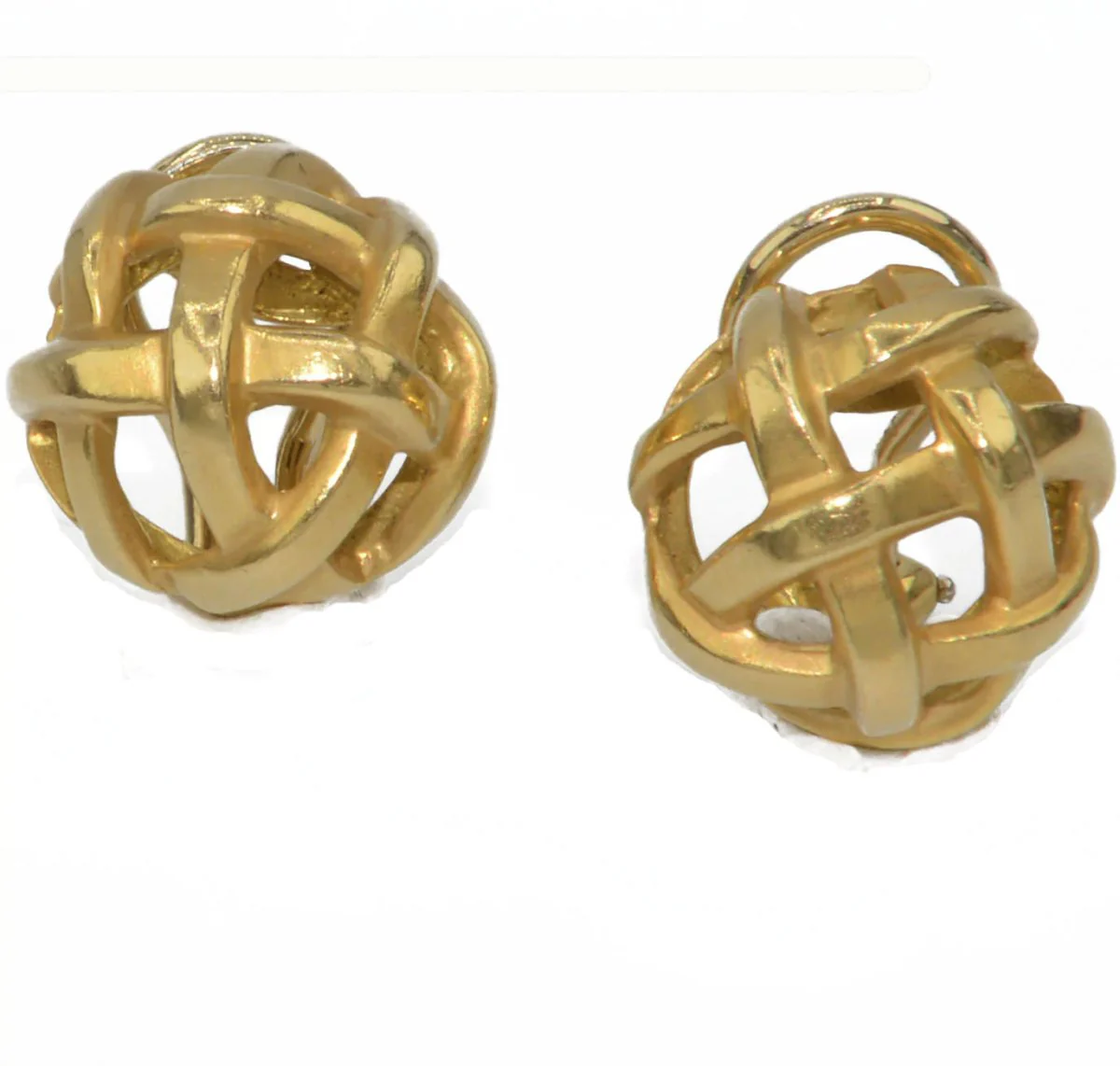 Yellow gold earrings Angela Cummings for Tiffany