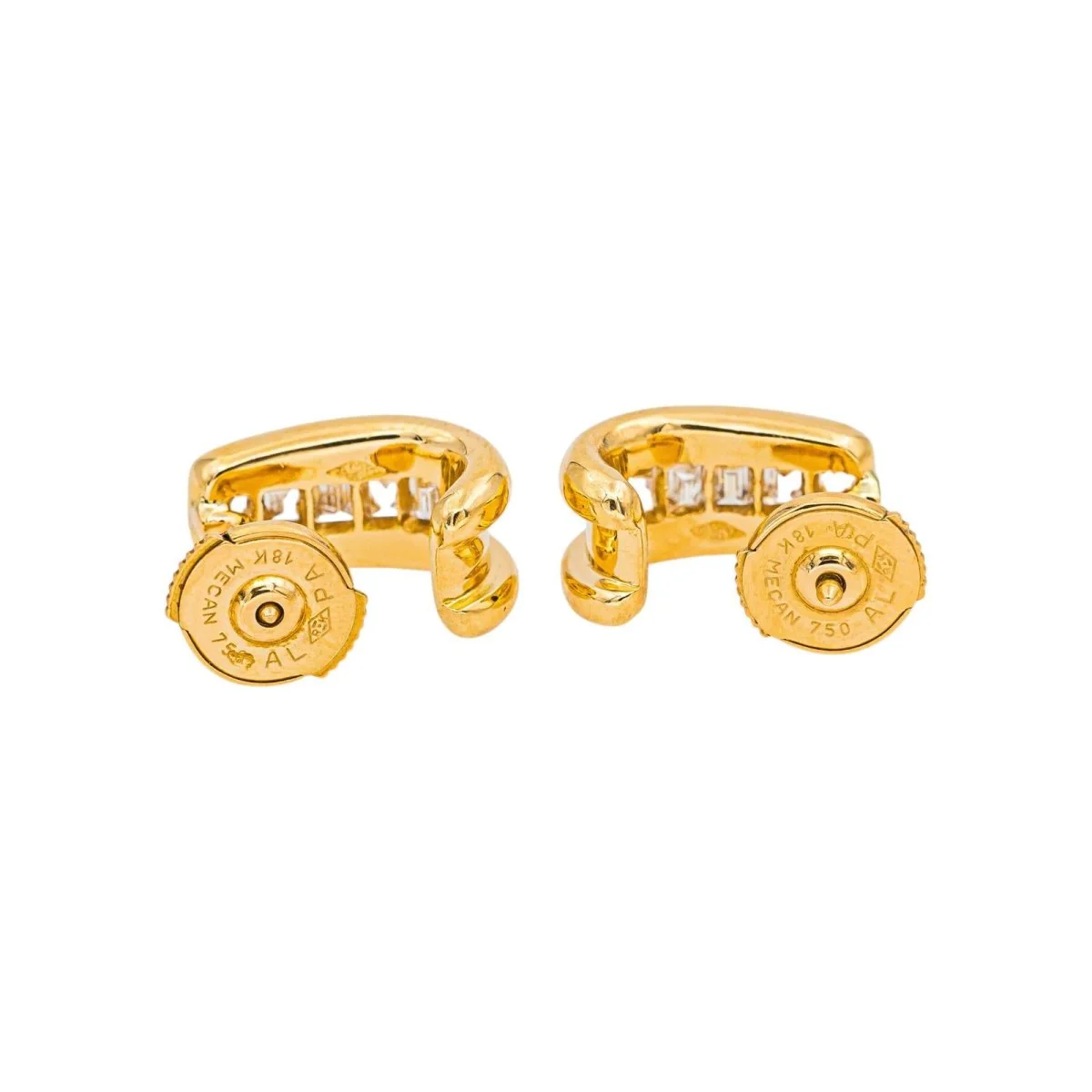 Earrings Yellow gold Diamond - Image 12