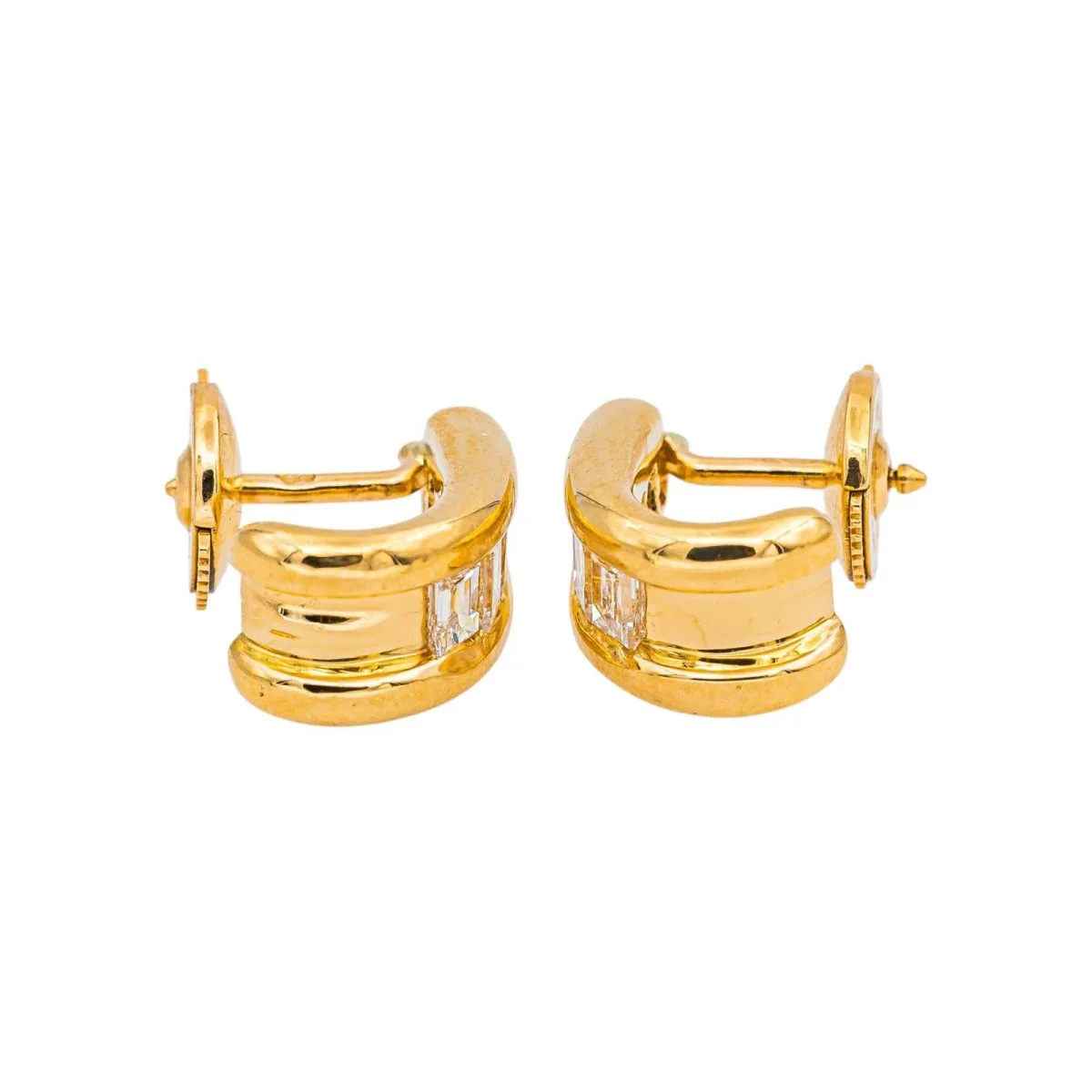 Earrings Yellow gold Diamond - Image 13