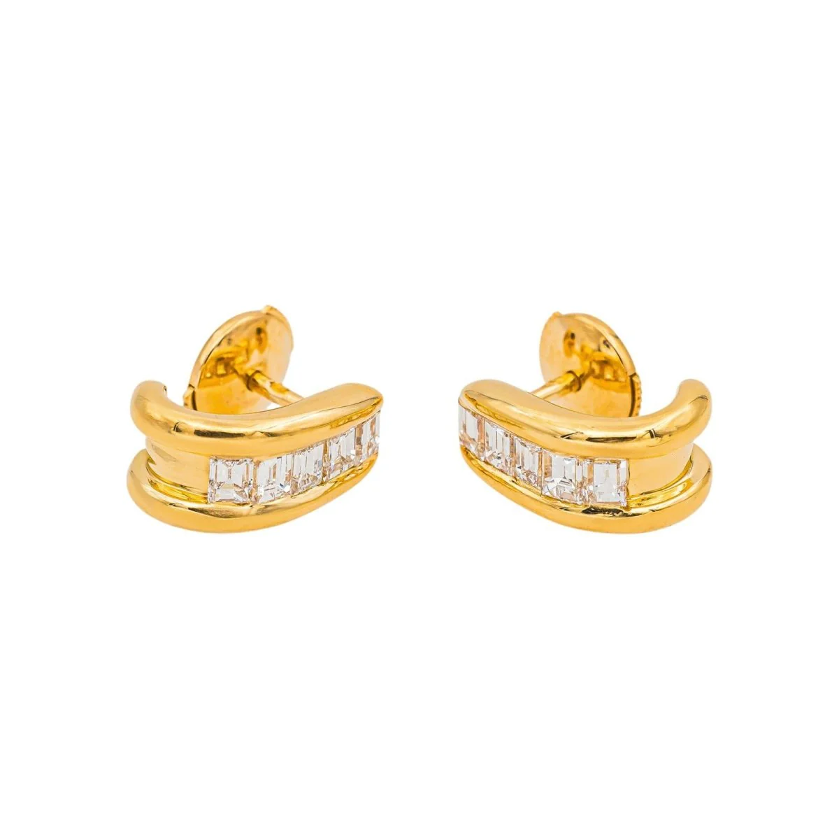 Earrings Yellow gold Diamond - Image 14