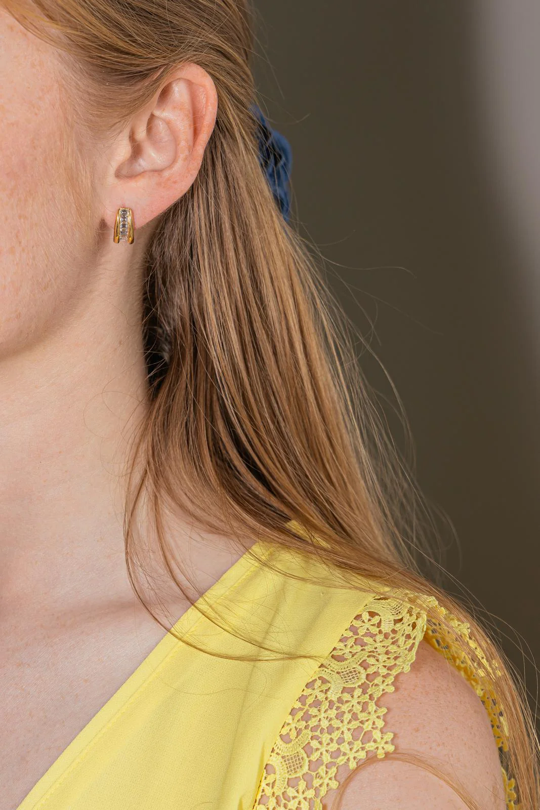 Earrings Yellow gold Diamond - Image 2