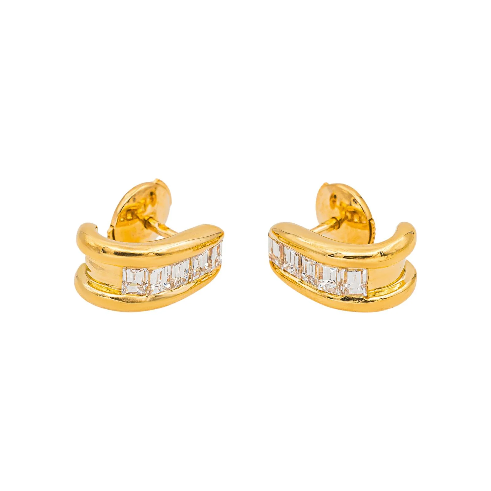 Earrings Yellow gold Diamond - Image 7