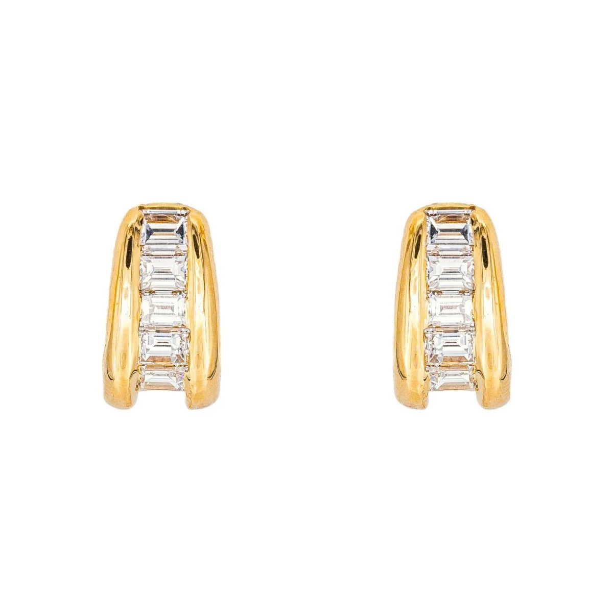 Earrings Yellow gold Diamond - Image 8
