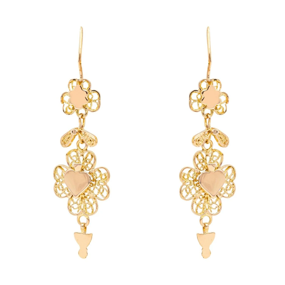 Earrings Clips in rose gold