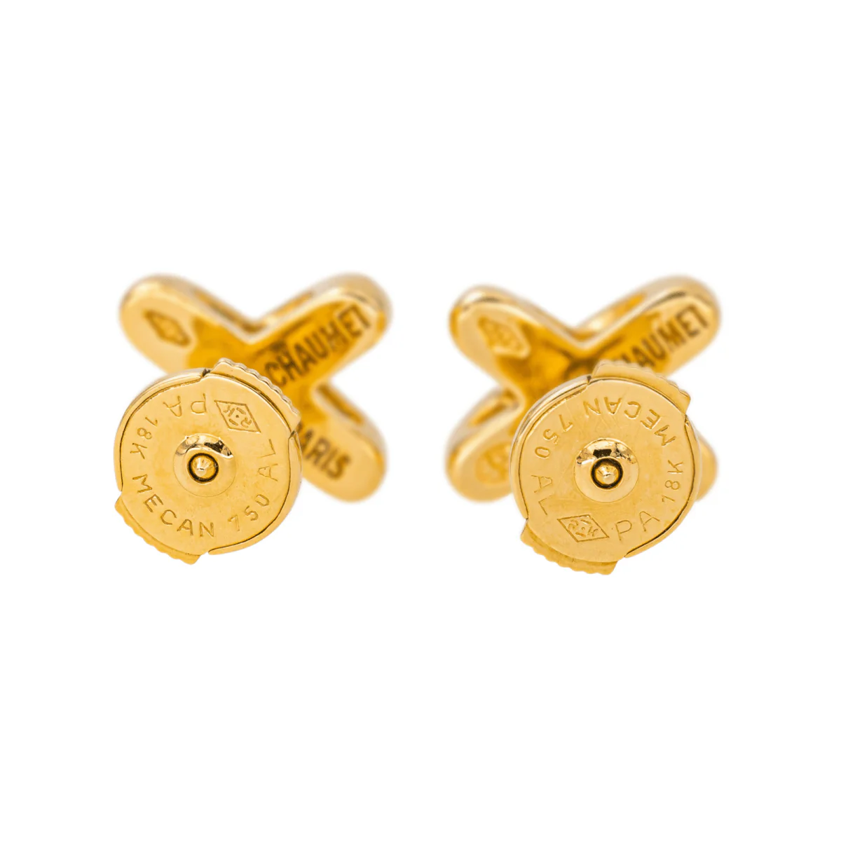 CHAUMET "Jeux de Liens" Earrings in yellow gold and diamonds - Image 6