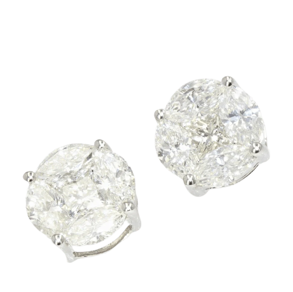 Earrings Fleas in white gold and diamonds - Image 3