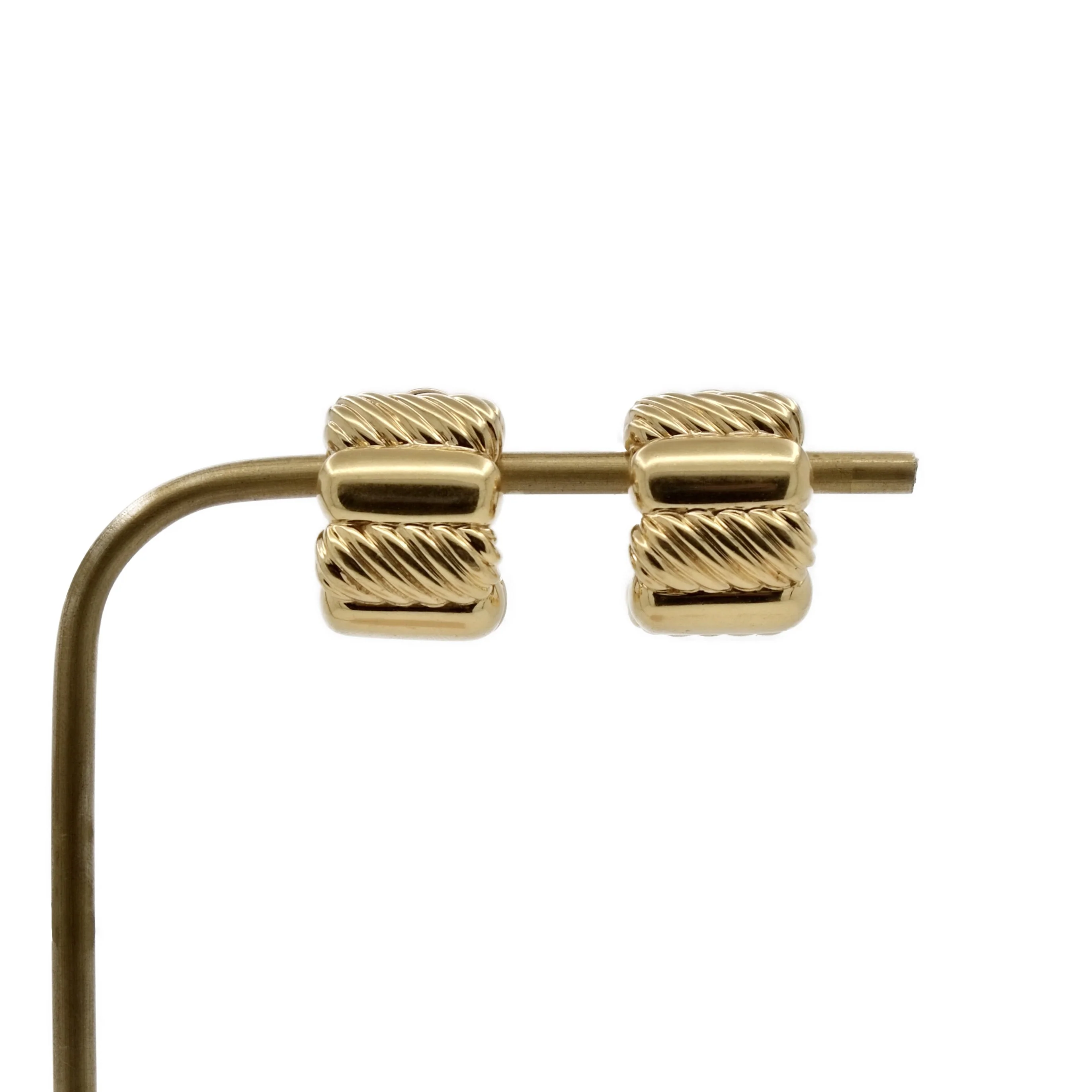 Earrings OJ PERRIN Verona half Hoop earrings in Yellow gold