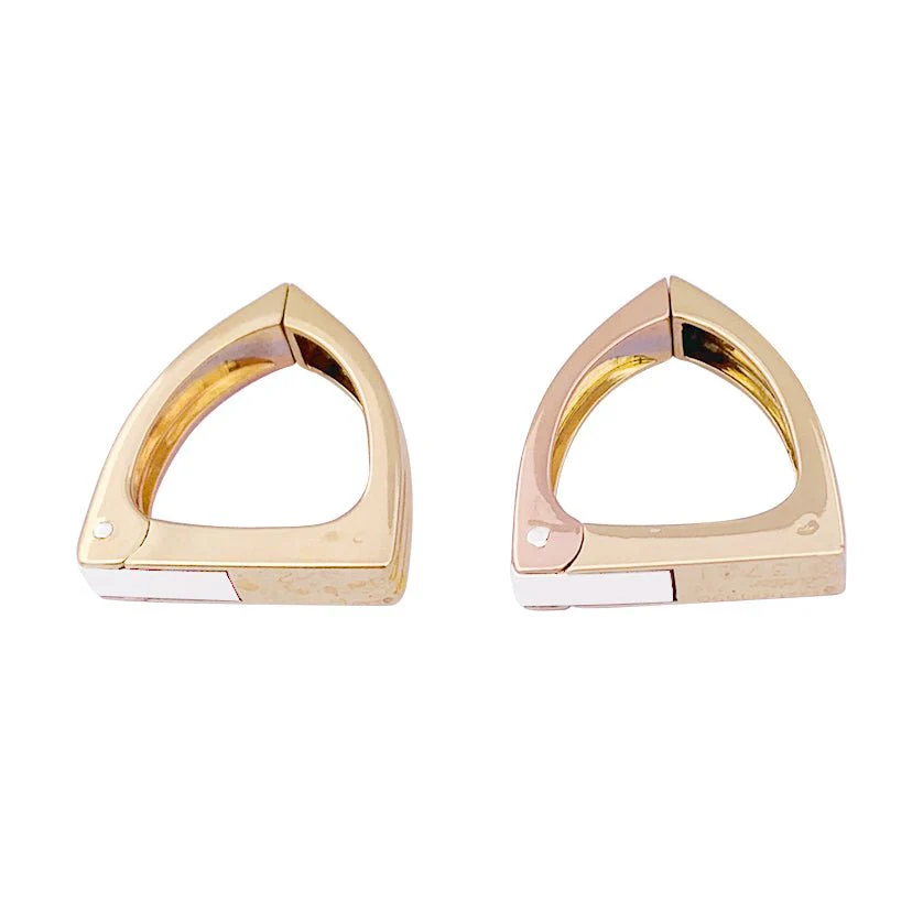 CARTIER cufflinks in three golds