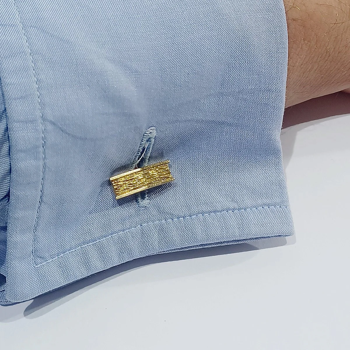 Cufflinks in yellow gold - Image 2