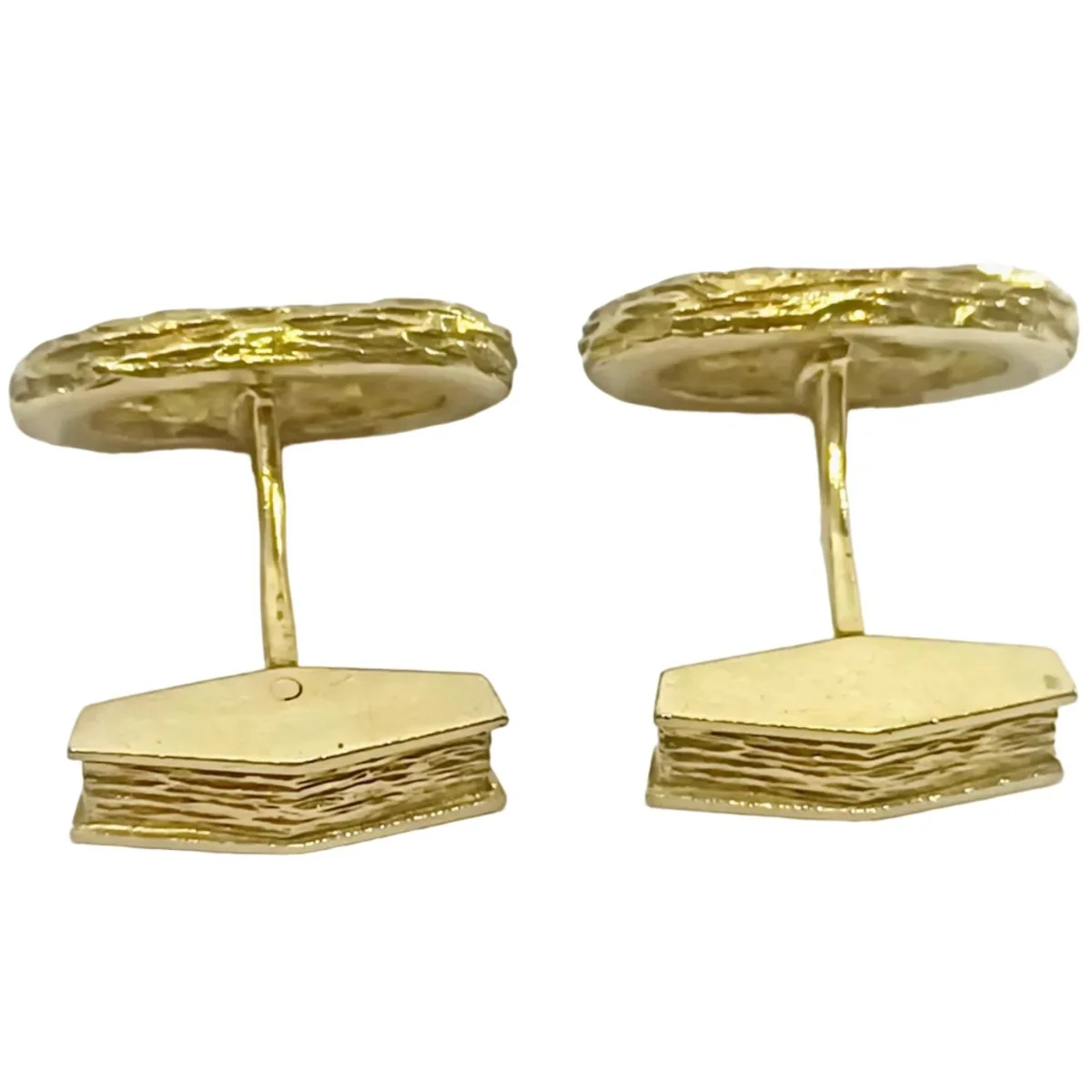 Cufflinks in yellow gold - Image 4
