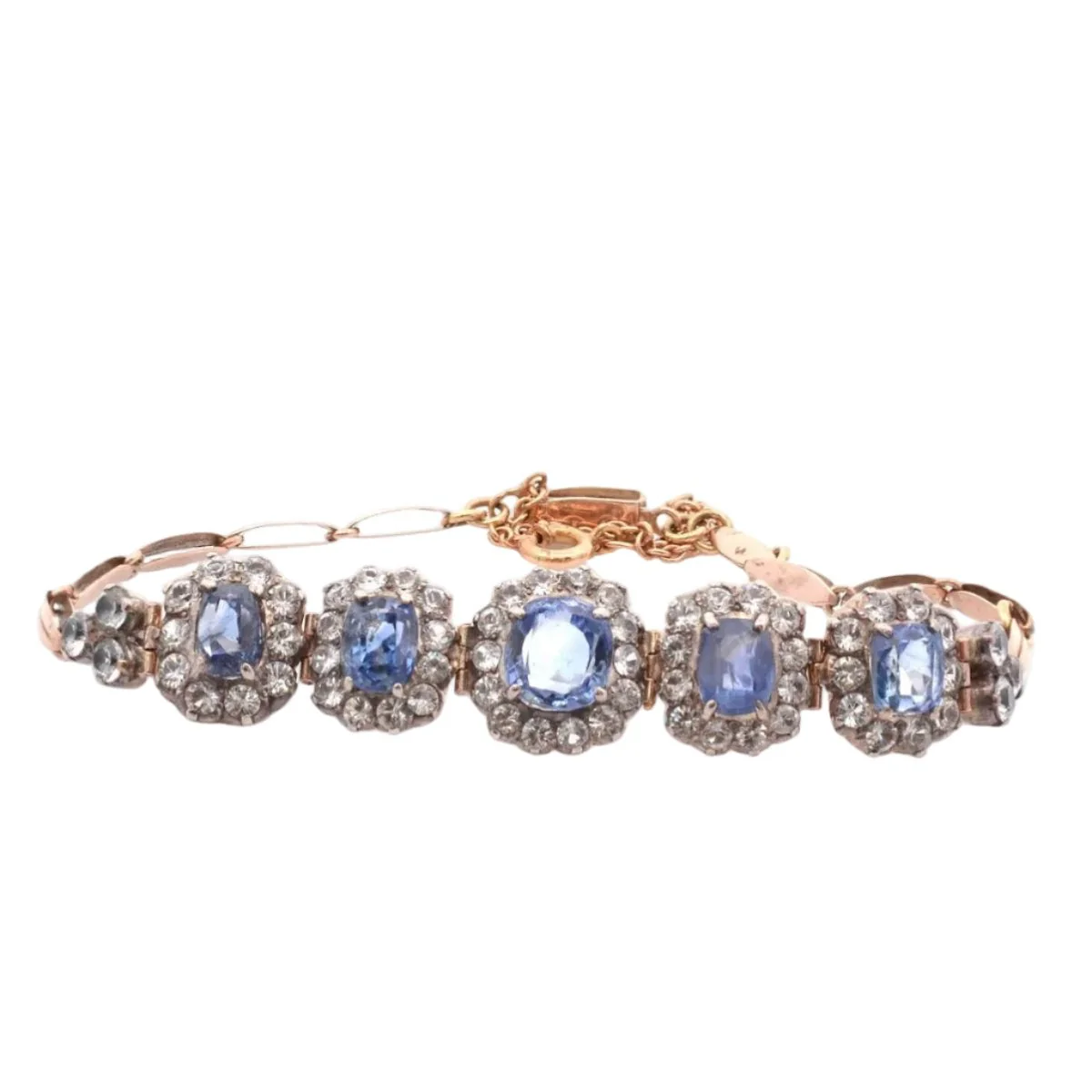 Gold and Sapphire Bracelet