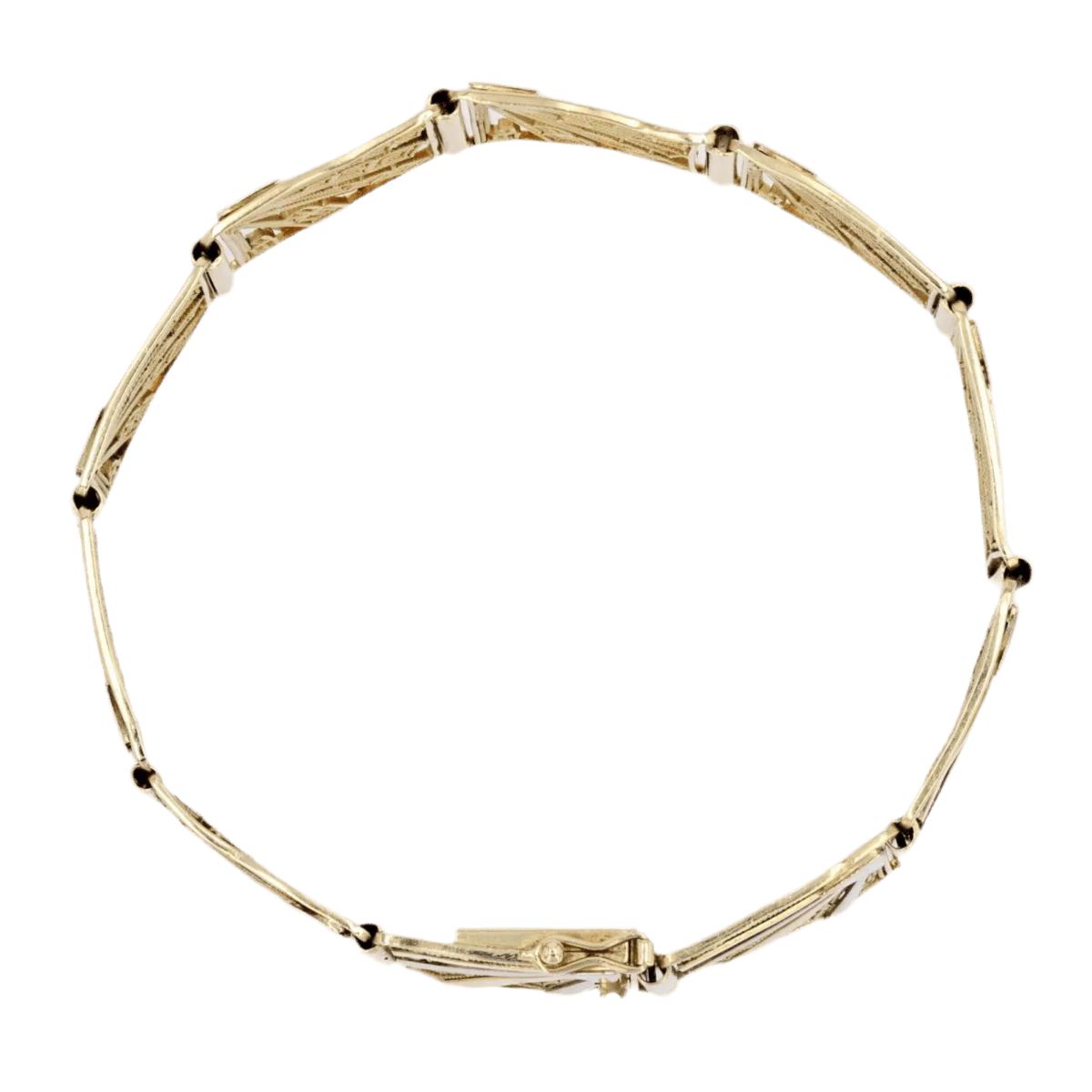 Bracelet Flexible in yellow gold, white gold - Image 3