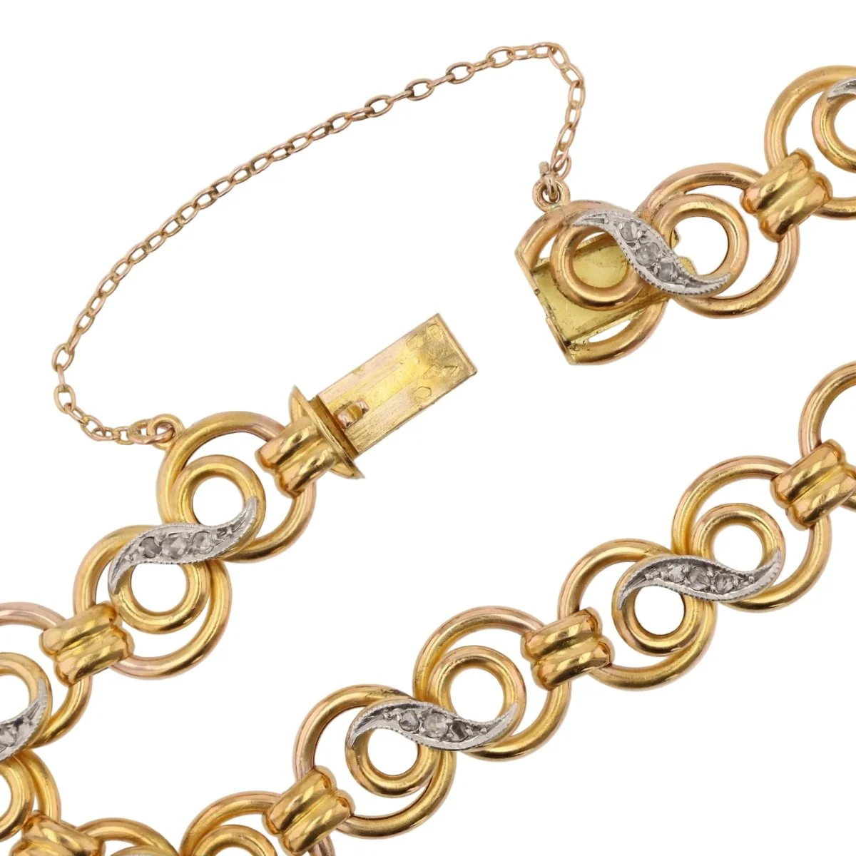 Bracelet Maille in yellow gold and diamonds - Image 4