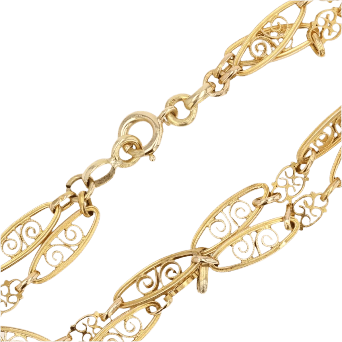 Bracelet Mesh yellow gold - Image 4