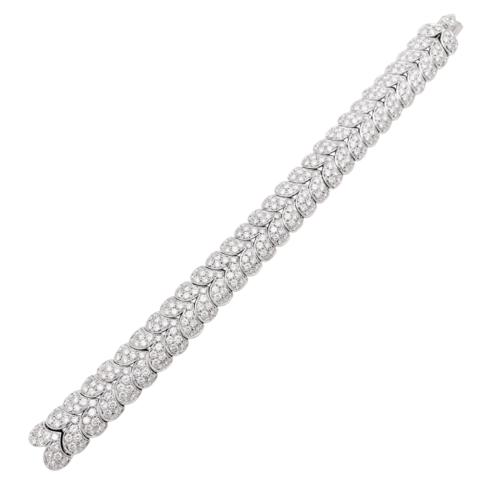 ARFAN Link bracelet in white gold and diamonds - Image 4