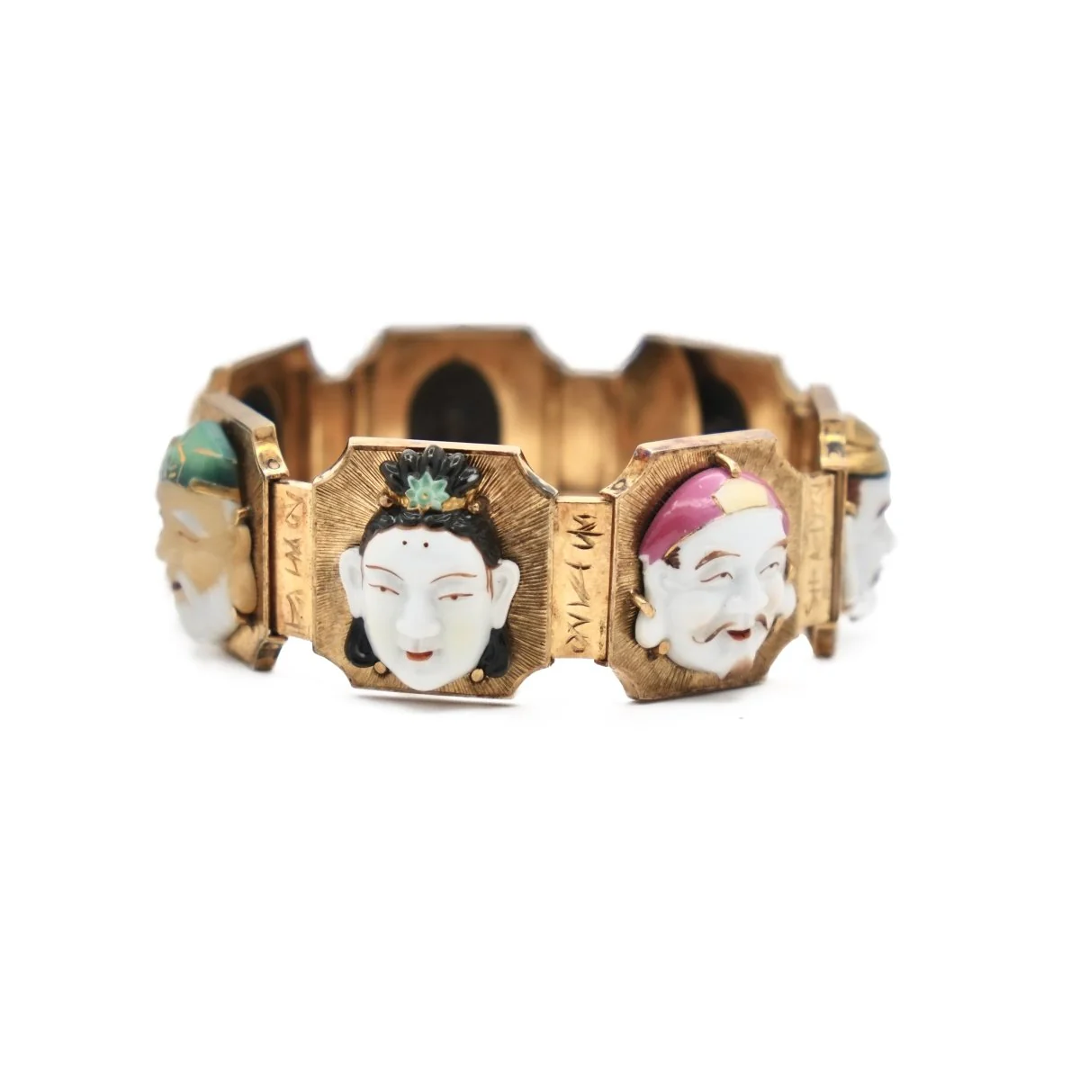 Bracelet "Seven Faces" in yellow gold - Image 3