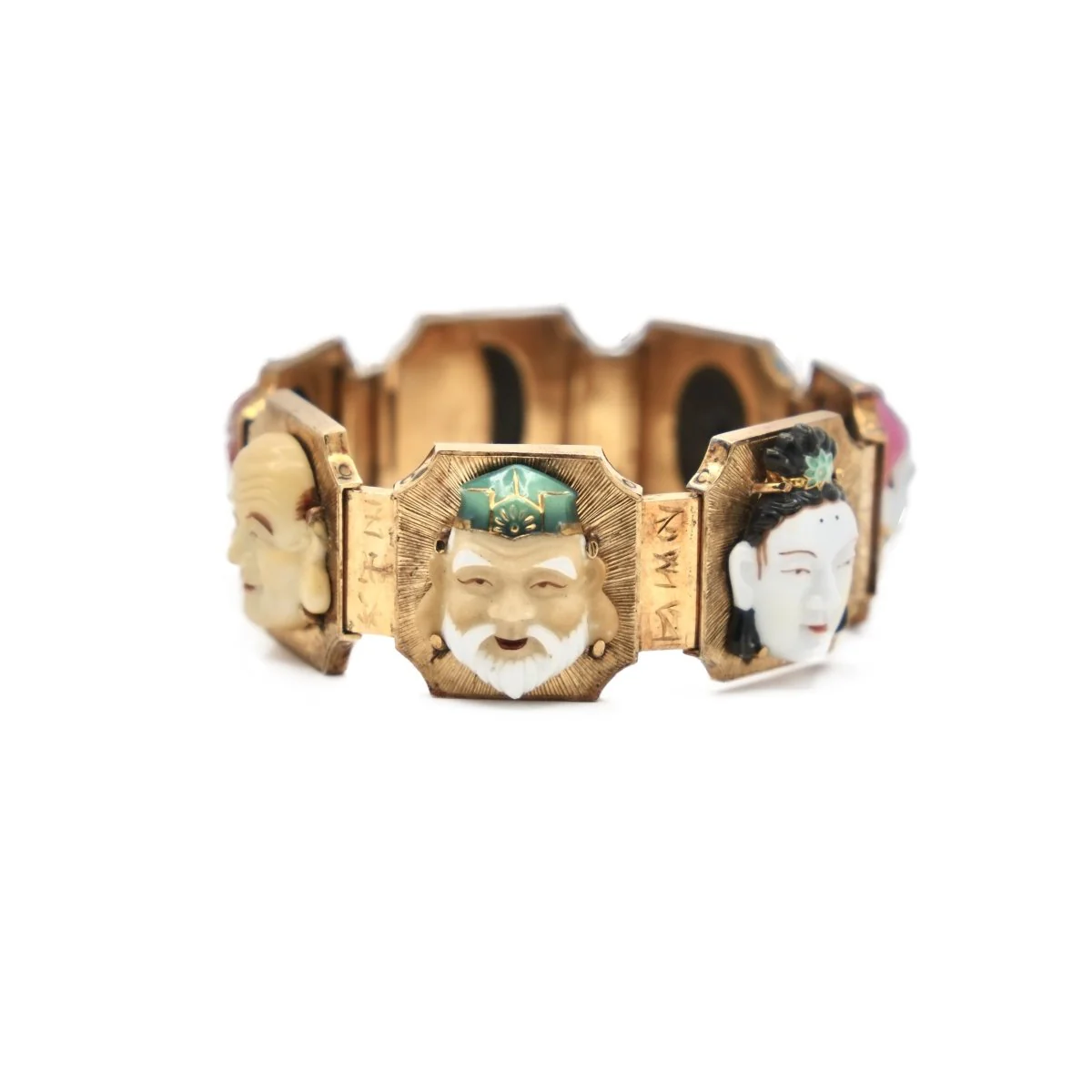 Bracelet "Seven Faces" in yellow gold - Image 4