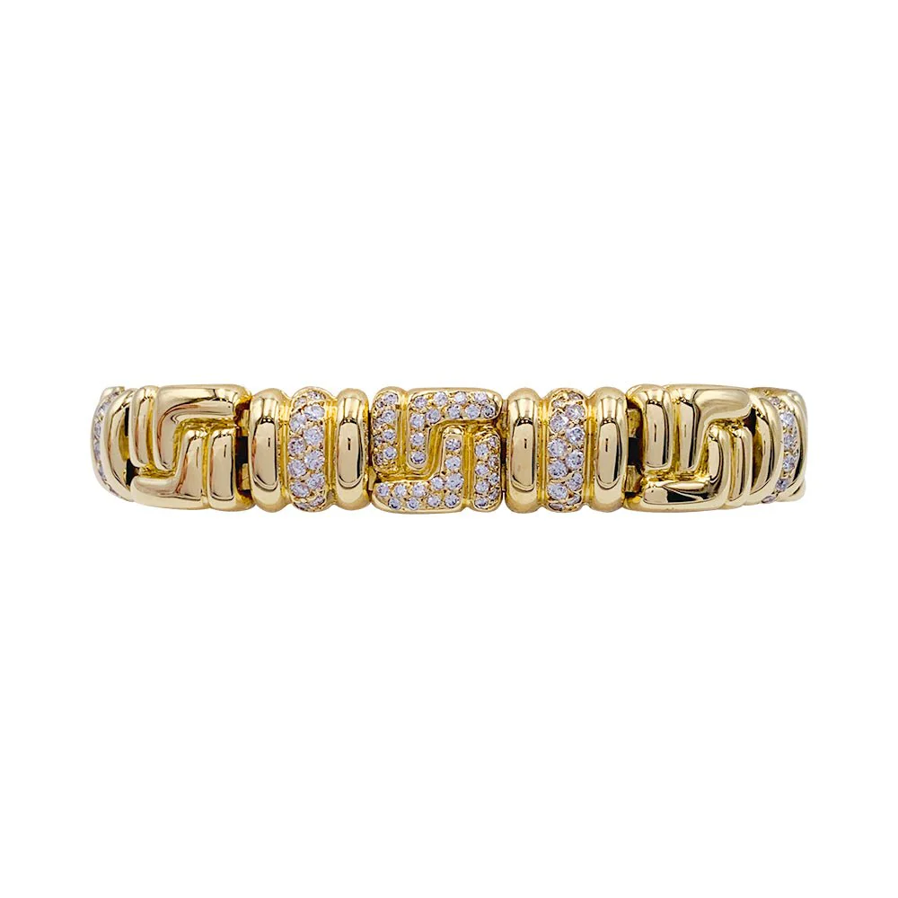 Boucheron bracelet, yellow gold, diamonds - Image 3