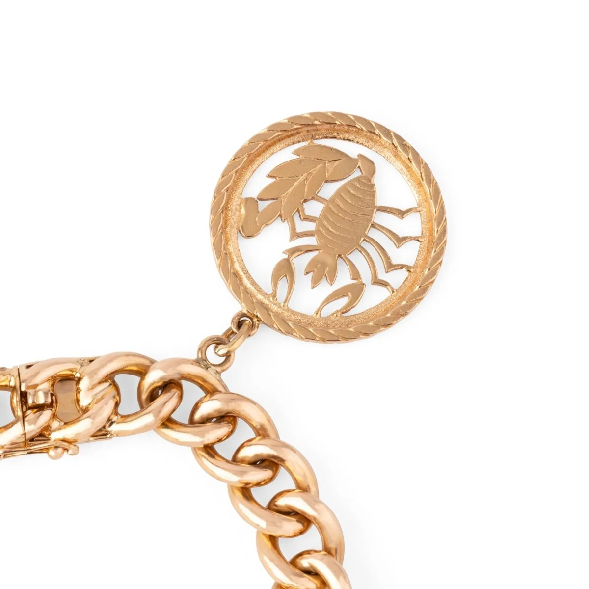 Charm bracelet in rose gold - Image 4
