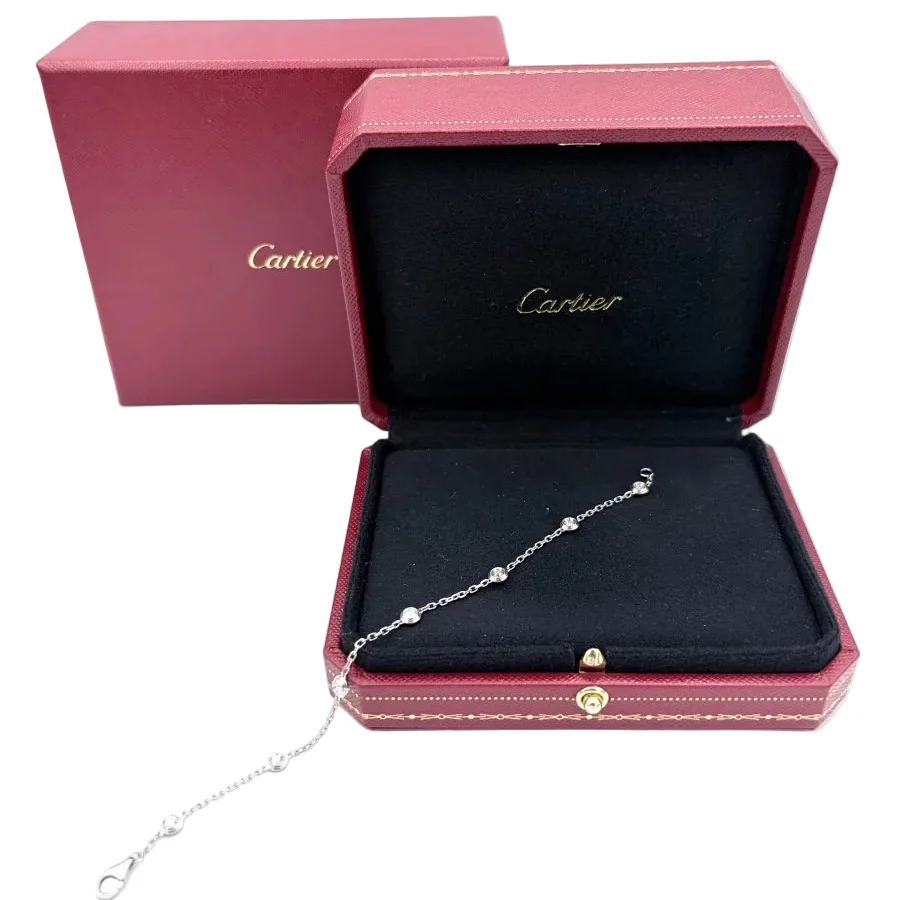 CARTIER "Diamonds Light" Bracelet, in white gold and diamonds - Image 5