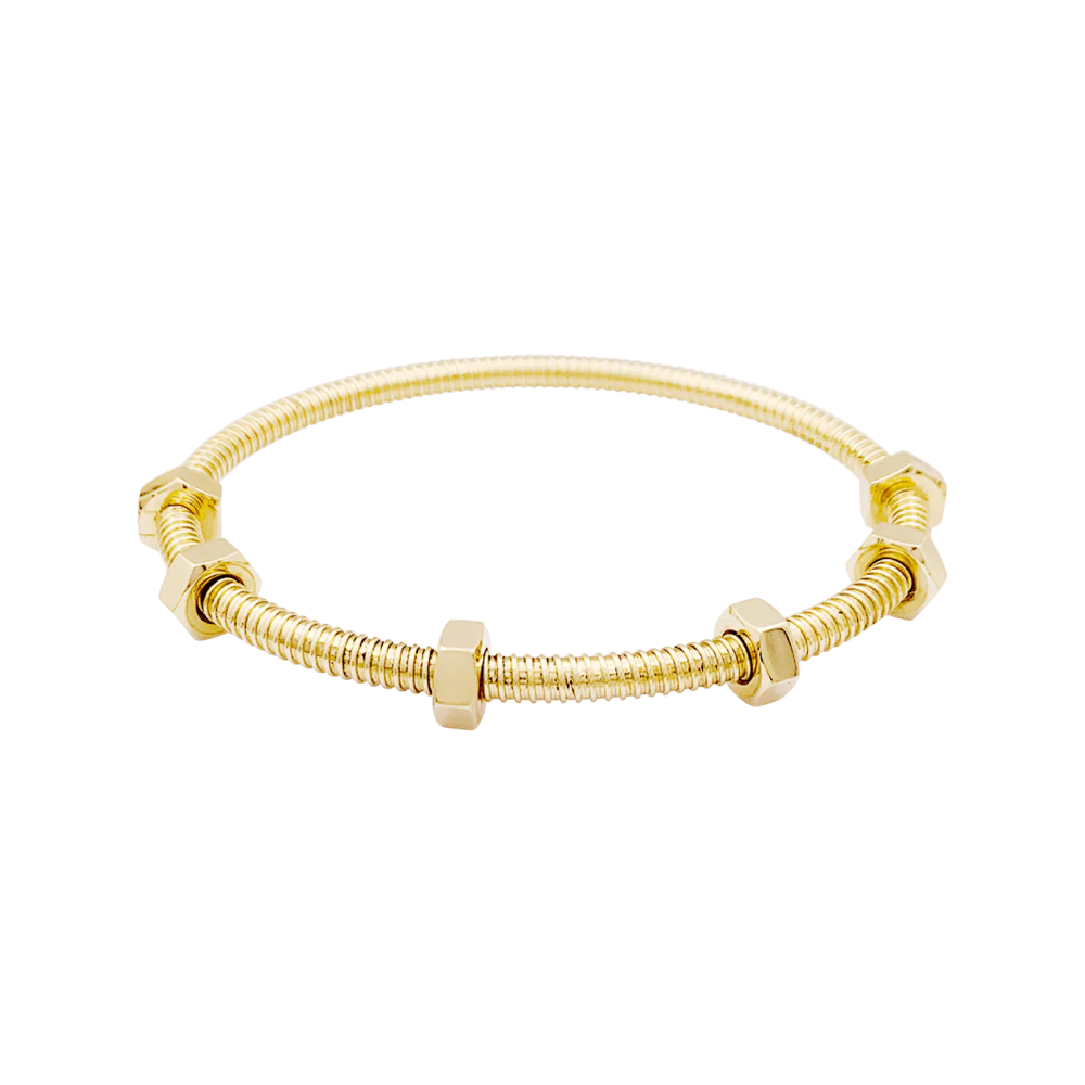 Bracelet CARTIER "Écrou" bezel in rose gold - Image 3