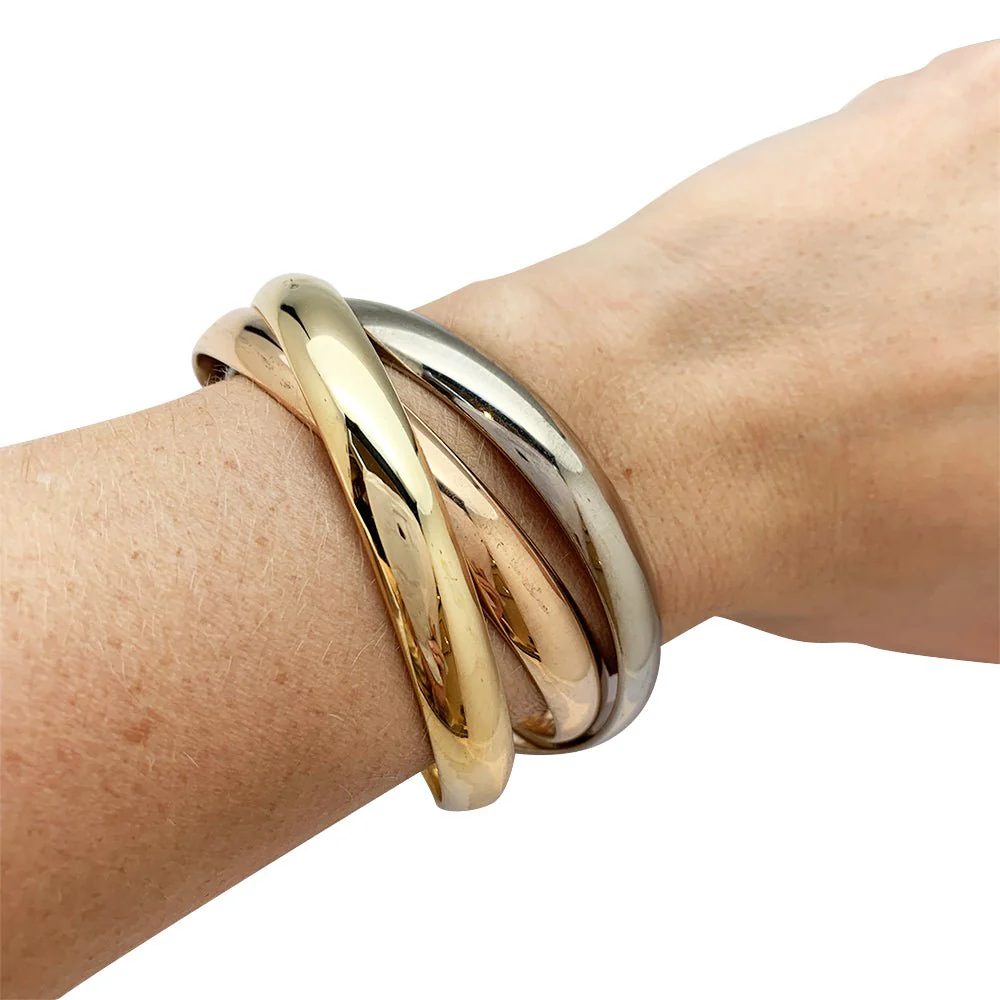 Cartier bracelet, "Trinity", 3 tones of gold - Image 4