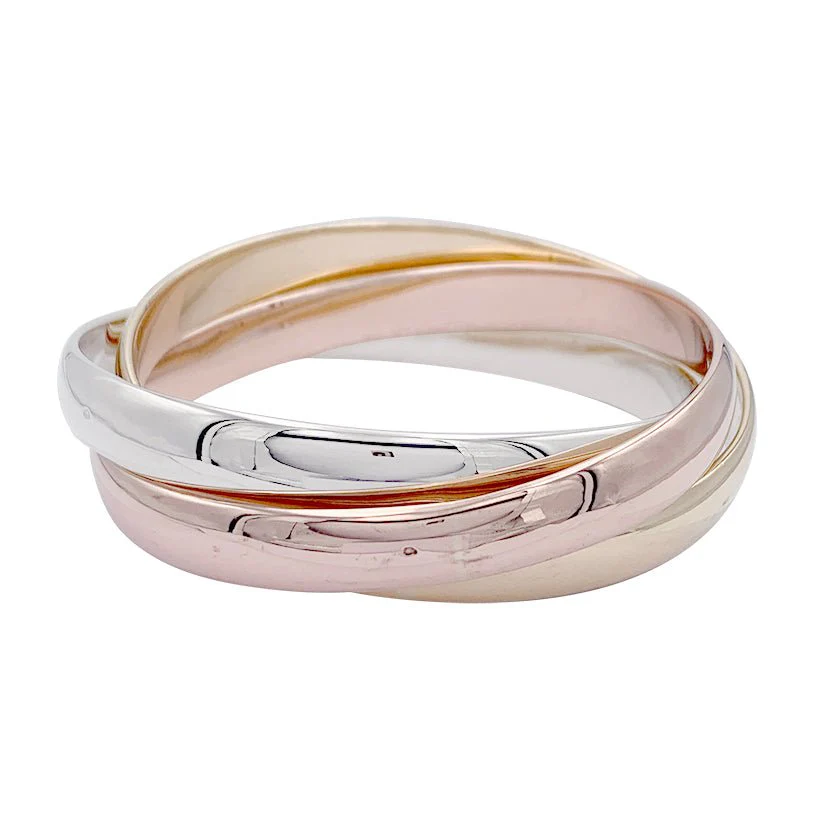 Cartier bracelet, "Trinity", 3 tones of gold