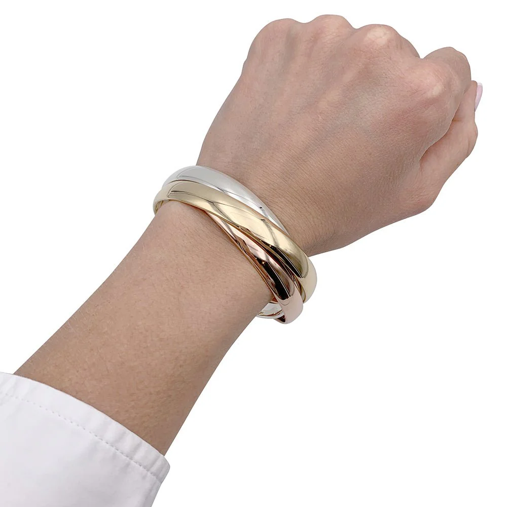 Cartier bracelet, "Trinity", 3 tones of gold - Image 7