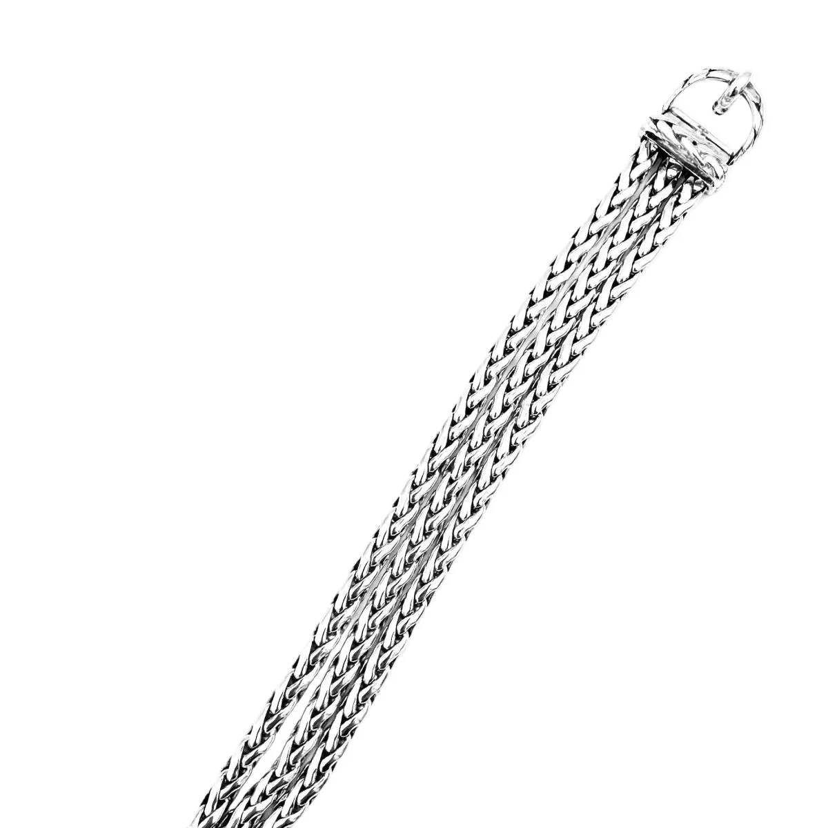 HERMÈS "Diane" Silver Belt Bracelet - Image 3
