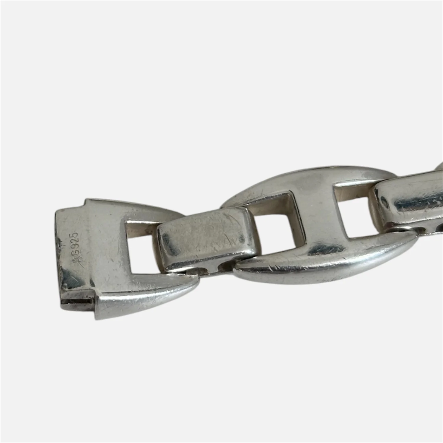 HERMÈS "Cassiopée" GM Silver Chain Bracelet - Image 4