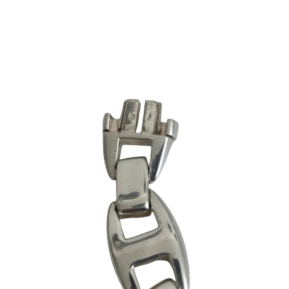 HERMÈS "Cassiopée" GM Silver Chain Bracelet - Image 7