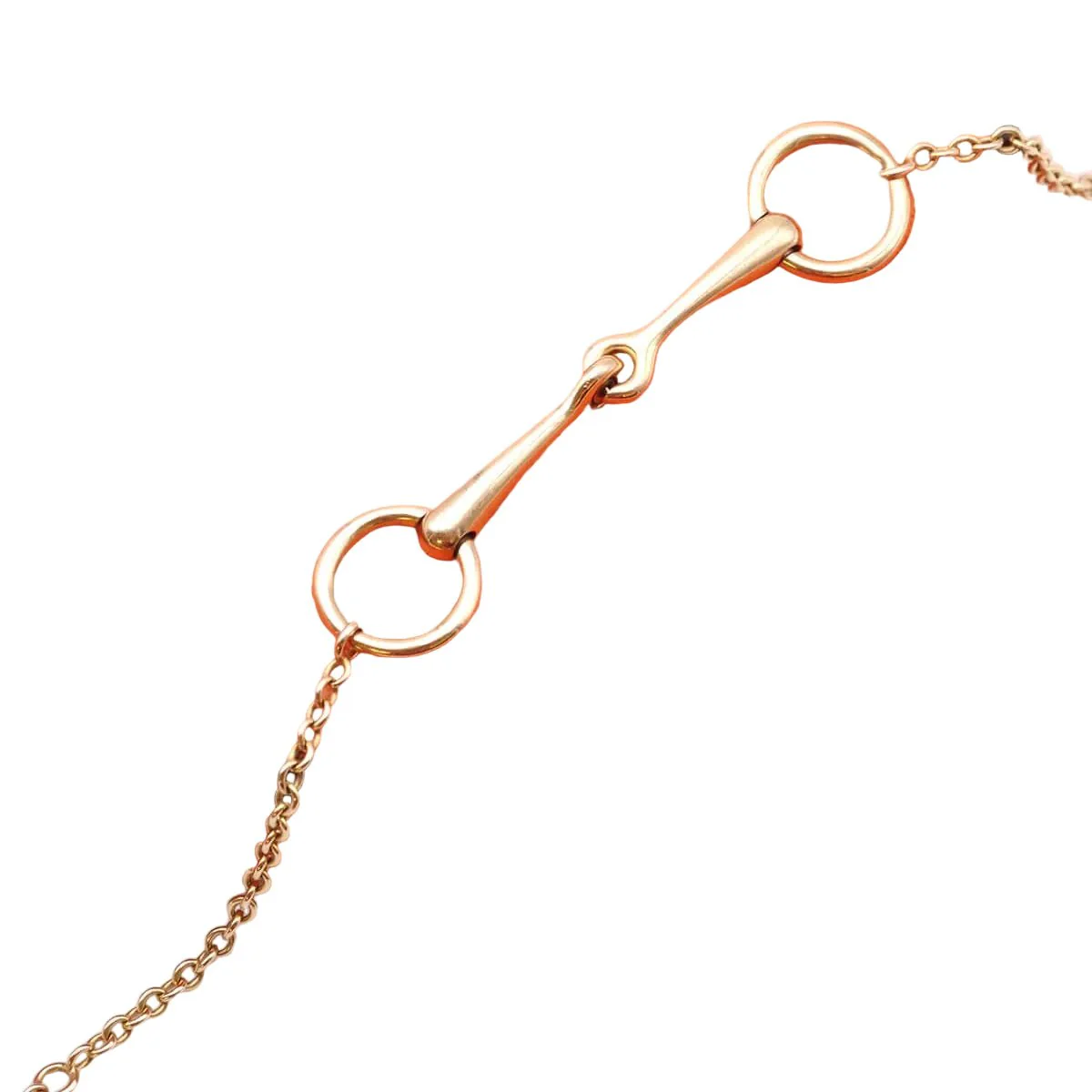 Bracelet HERMÈS chain in rose gold and diamond - Image 3