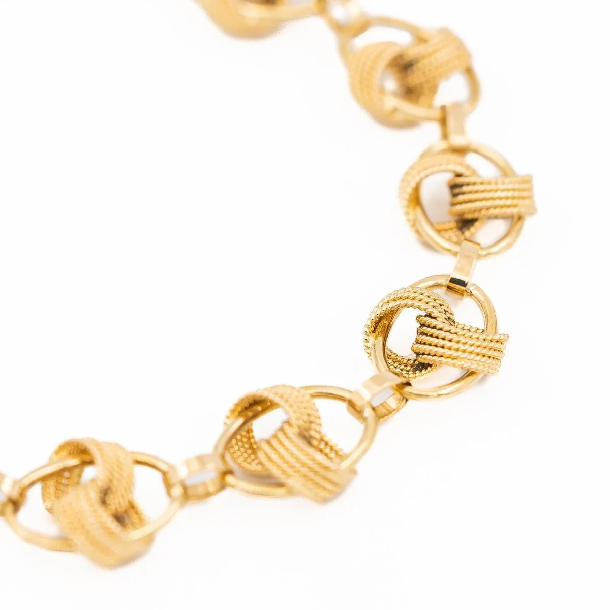 Yellow gold chain bracelet - Image 3