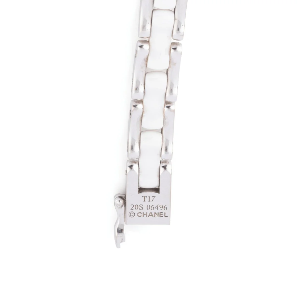 CHANEL “Ultra” bracelet, in white gold and white ceramic - Image 5