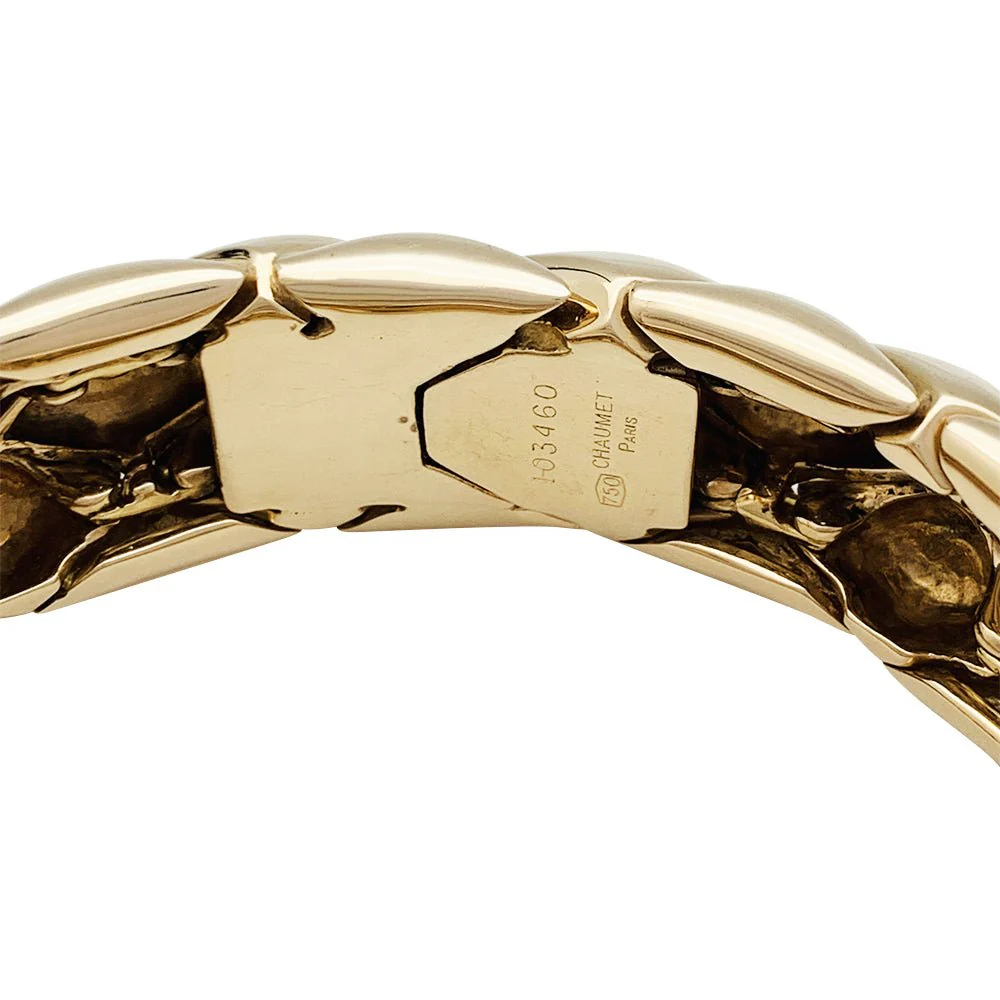 CHAUMET bracelet, “Les Belles Cordelières”, in yellow gold and diamonds. - Image 5