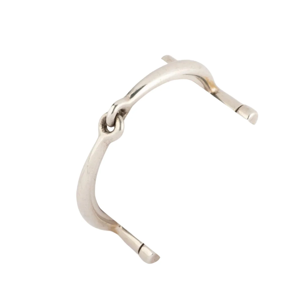 HERMÈS “Mors” bracelet in silver - Image 5