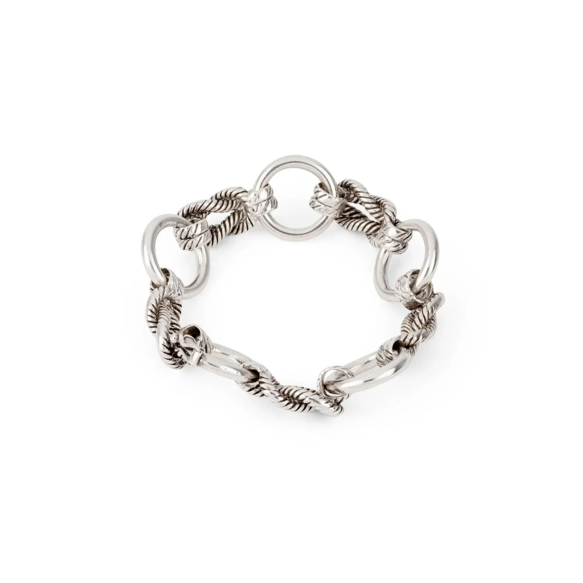Silver bracelet from Hermès, Audierne model - Image 7