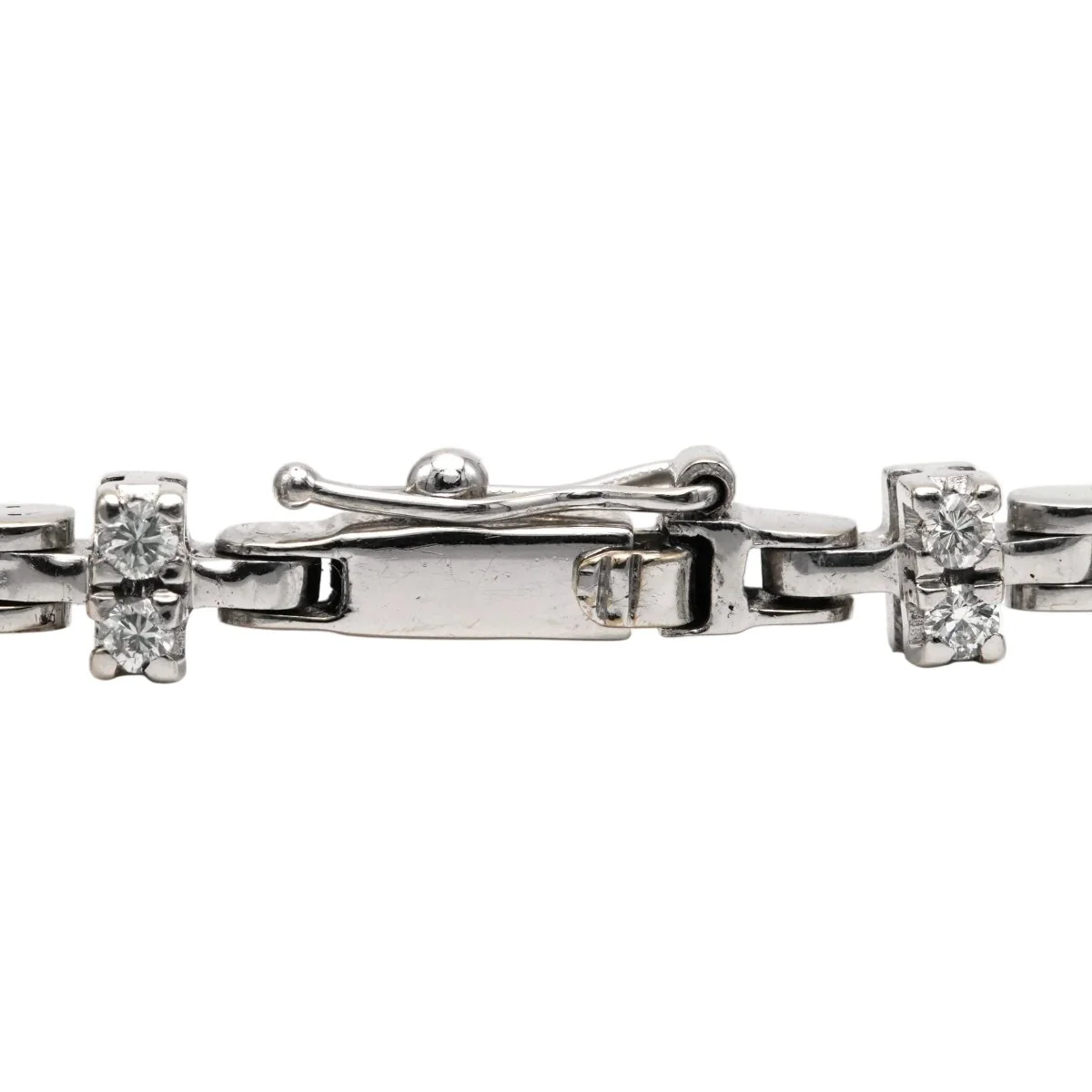 Bracelet in white gold and diamonds - Image 4