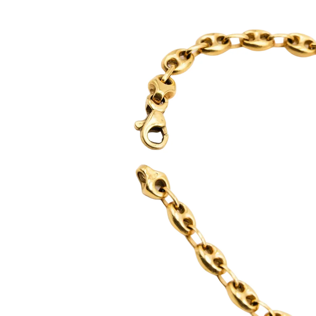 Maille bracelet in yellow gold - Image 3