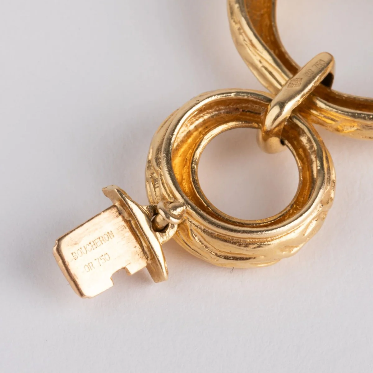 Yellow gold and diamond bracelet from Boucheron - Image 6