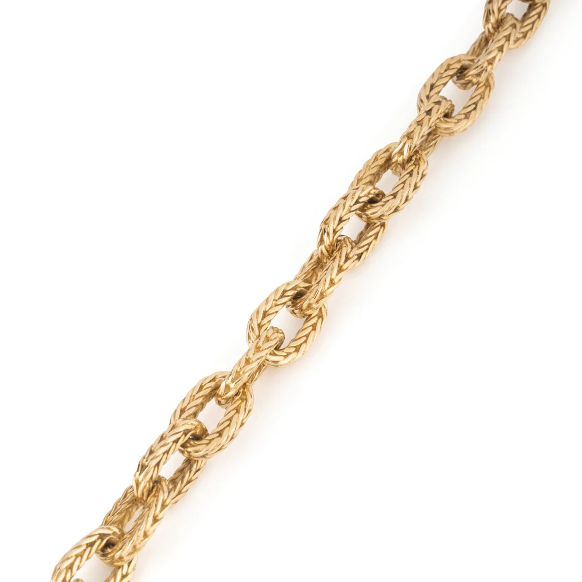 Twisted yellow gold bracelet - Image 3