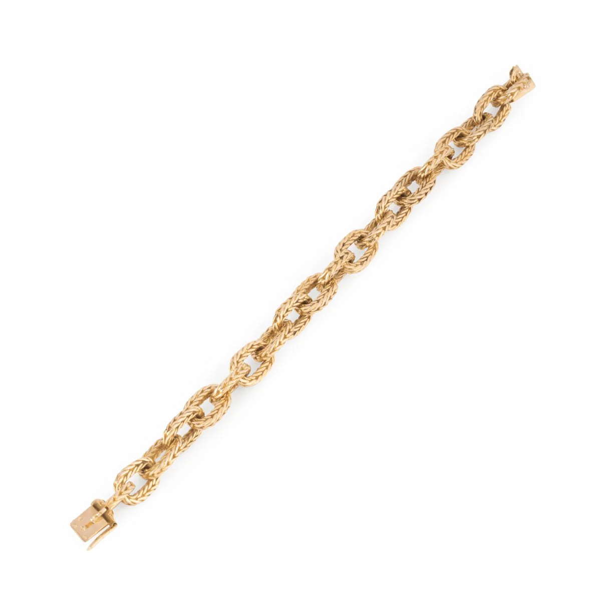 Twisted yellow gold bracelet - Image 5