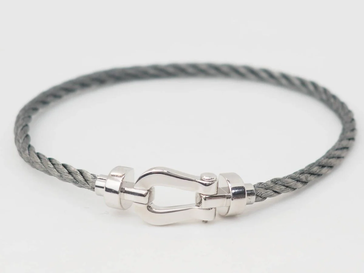 Bracelet Fred force 10 en white gold