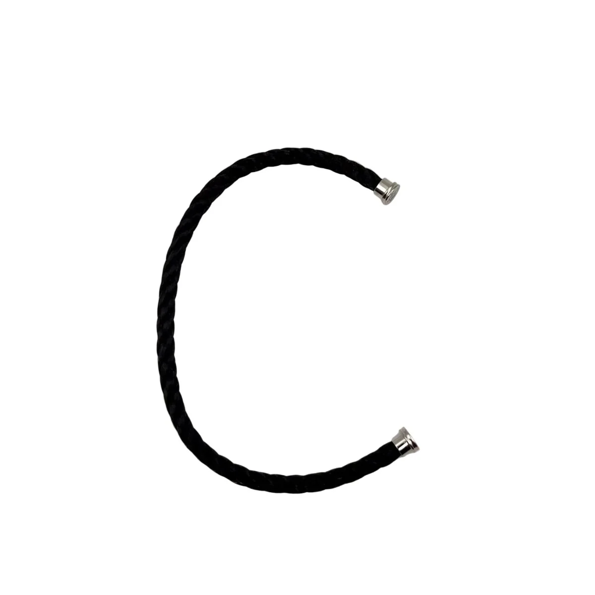 FRED "Force 10" Flexible Bracelet in White Gold and Steel - Image 7