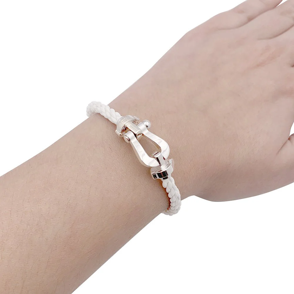 FRED "Force 10" white gold bracelet. - Image 2