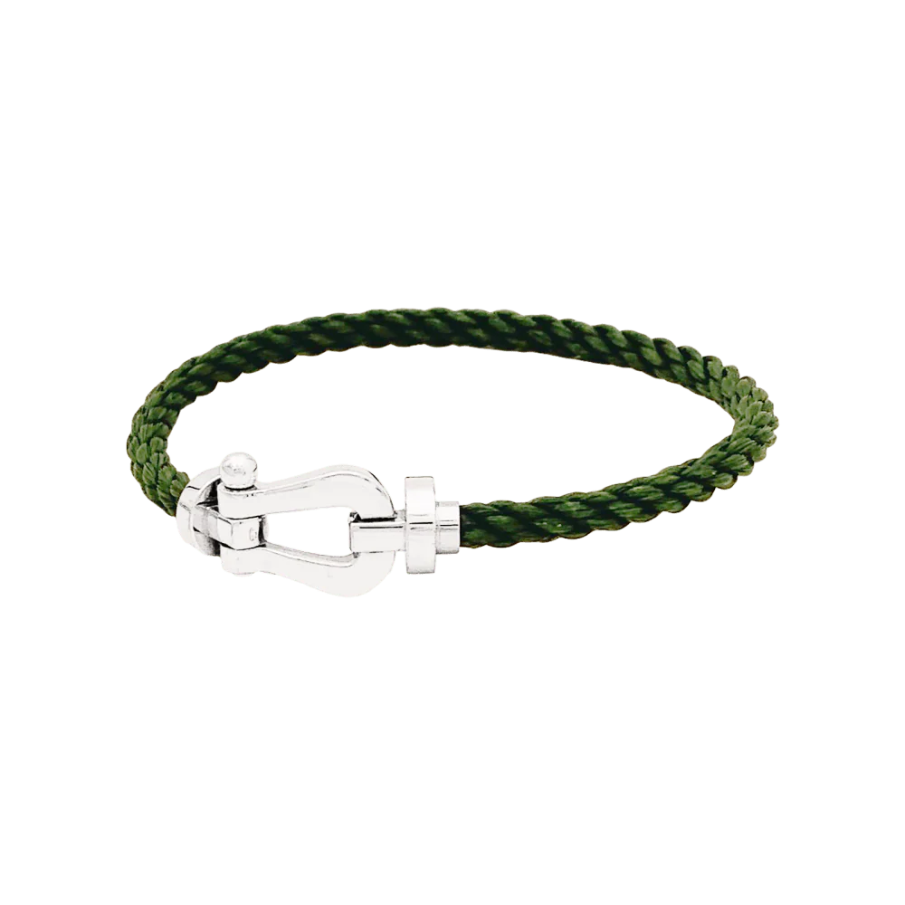 FRED "Force 10" Flexible Bracelet in White Gold - Image 3