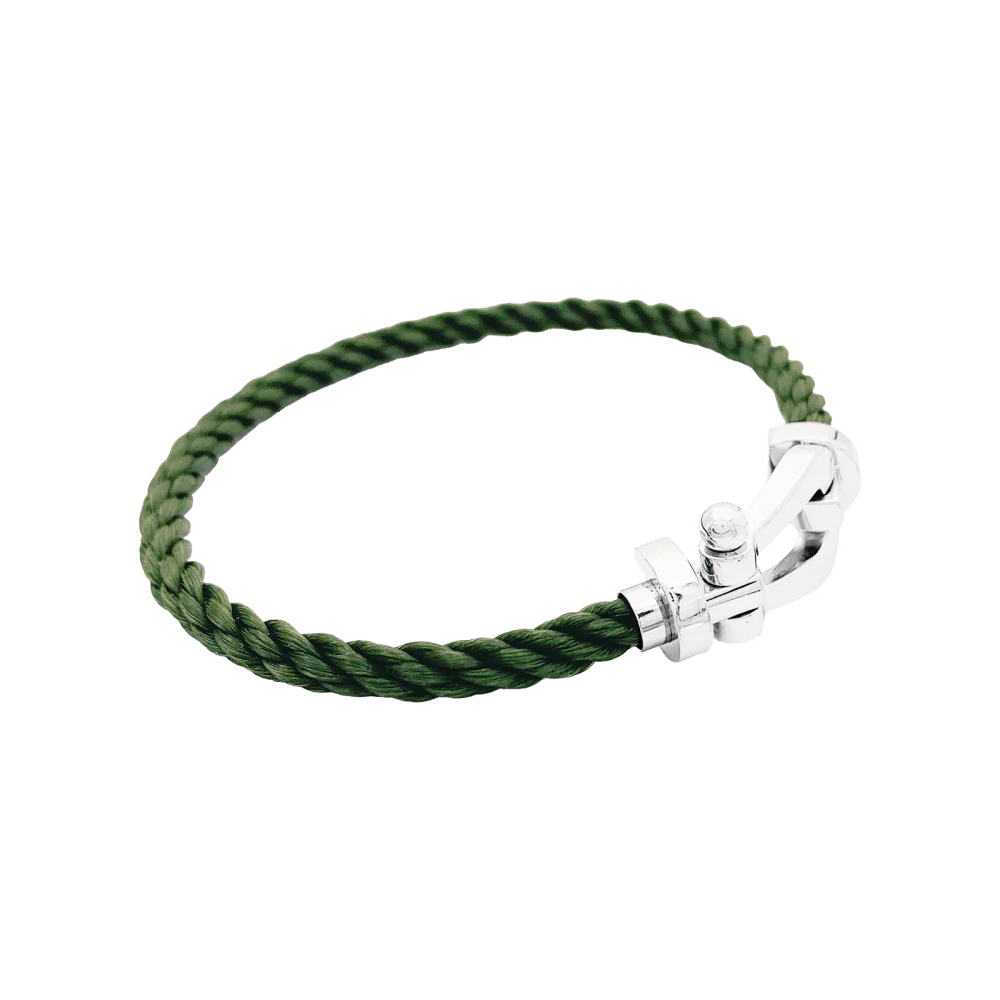 FRED "Force 10" Flexible Bracelet in White Gold - Image 5