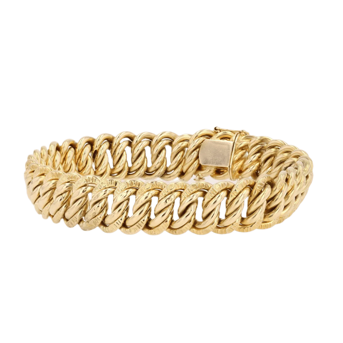 Bracelet Mesh in yellow gold