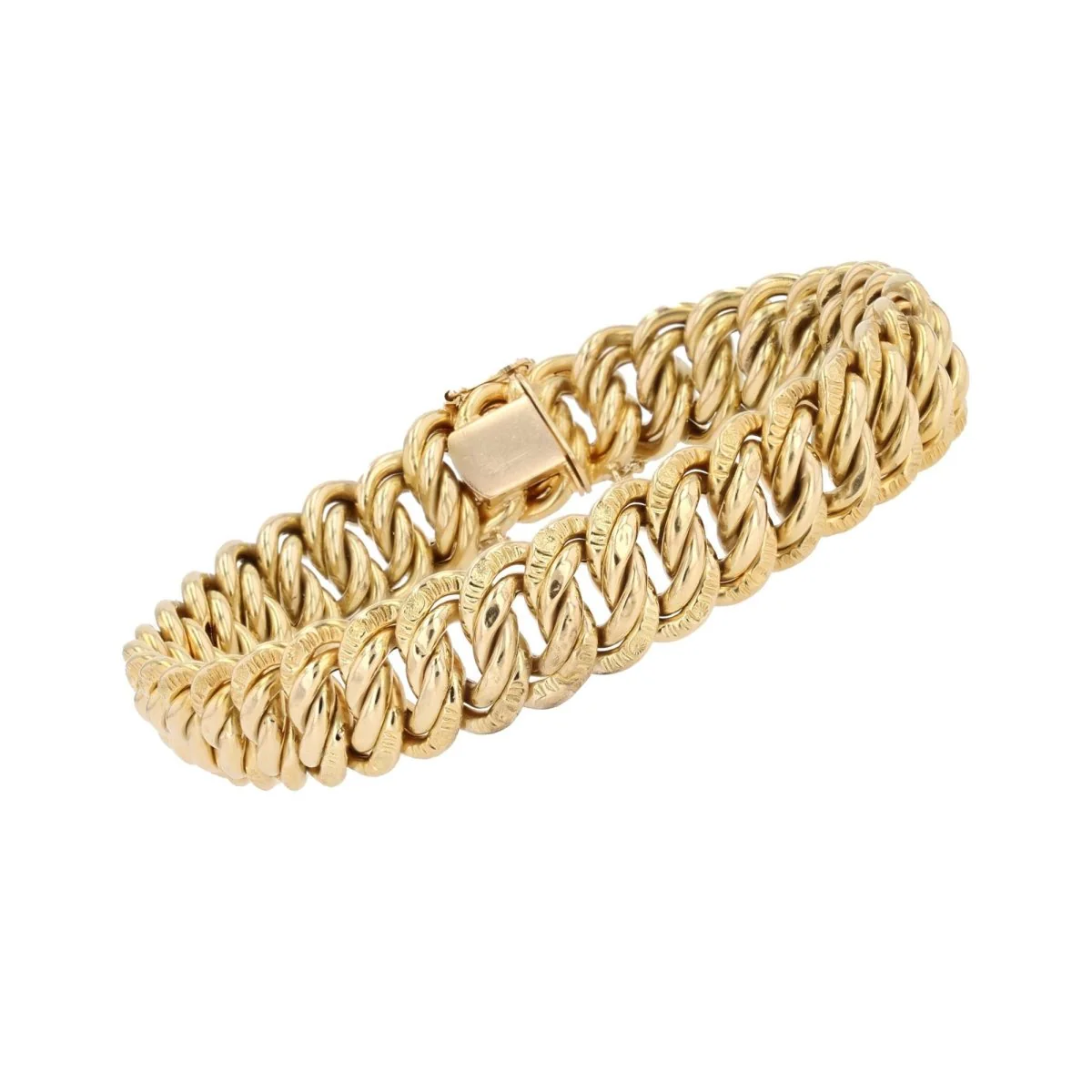 Bracelet Mesh in yellow gold - Image 3
