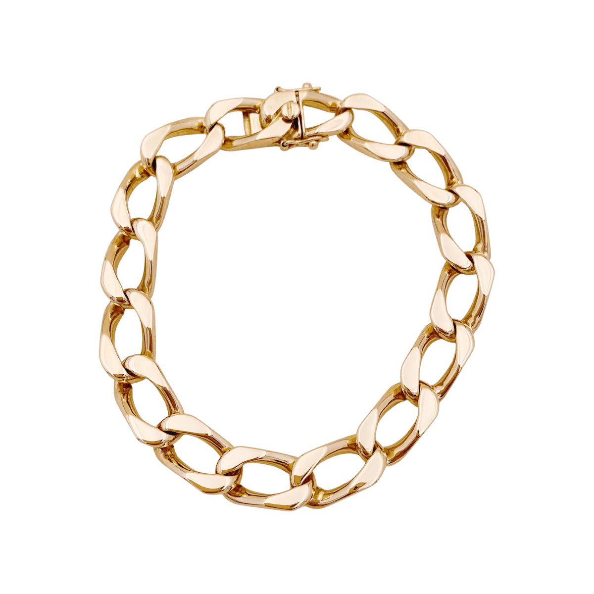 Maille bracelet in pink gold